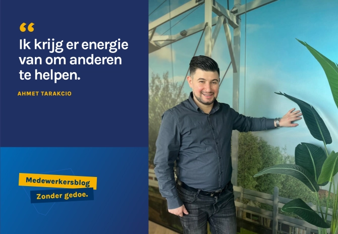 “Ik krijg er veel energie van om anderen te helpen.”