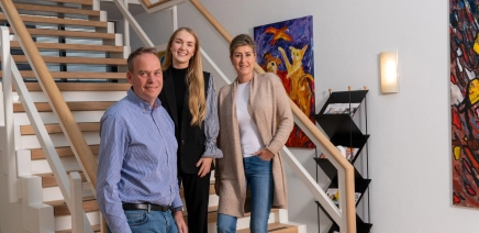 Michel, Sanne en Tessa