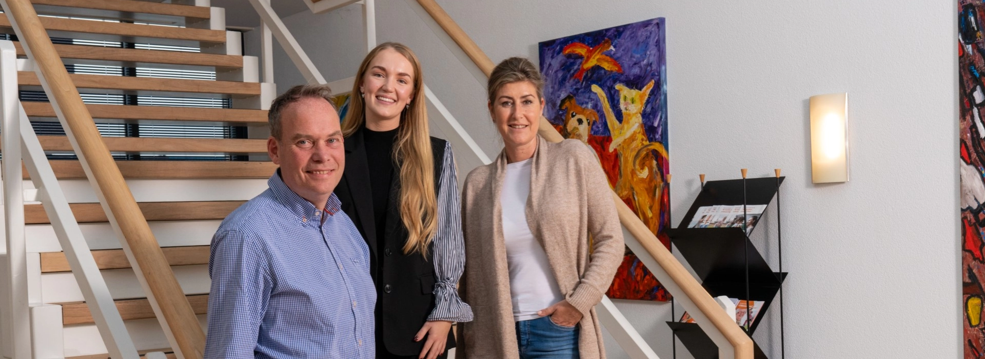 Michel, Sanne en Tessa